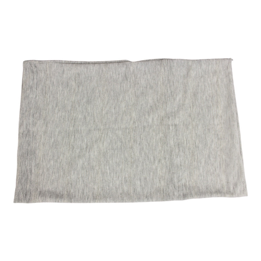 Heather Grey Cotton Jersey Two-Piece Amira - Medium  Size &  Longer Tube Cap