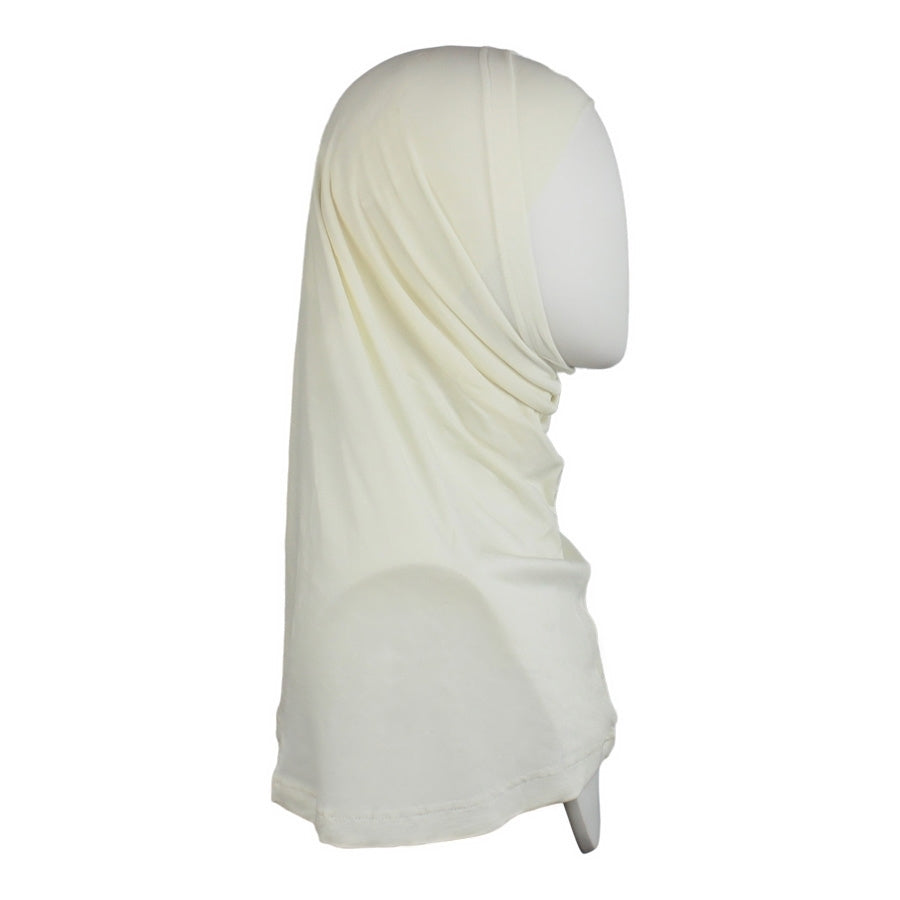 Off-White Cotton Two-Piece Amira - Medium  Size &  Longer Tube Cap