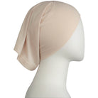 Neutral Blush Cotton  Spandex Two-Piece Amira - Medium  Size &  Longer Tube Cap