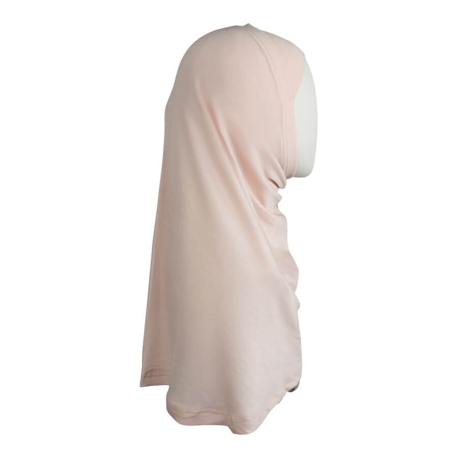 Pinkish Neutral Cotton Spandex Two-Piece Amira - Medium  Size &  Longer Tube Cap