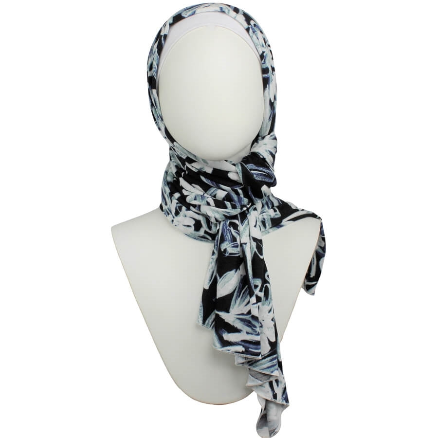Your Go-To Patterned Jersey Hijab!
