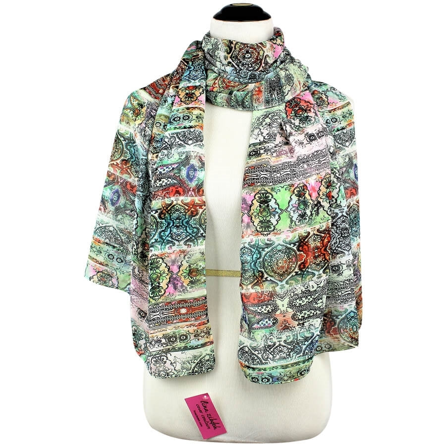 Everyday Stone-washed Vibes in Olive Green - Chiffon Hijab