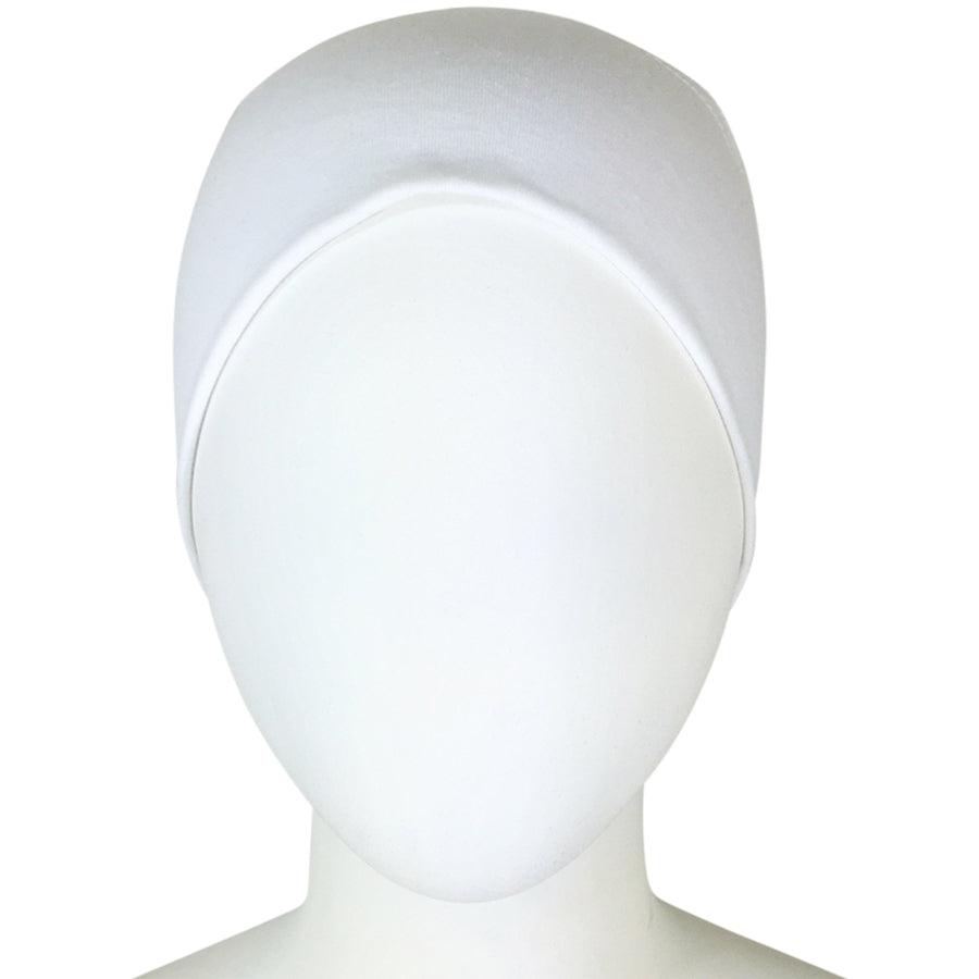 White Tube Hijab Undercap - Rayon fabric