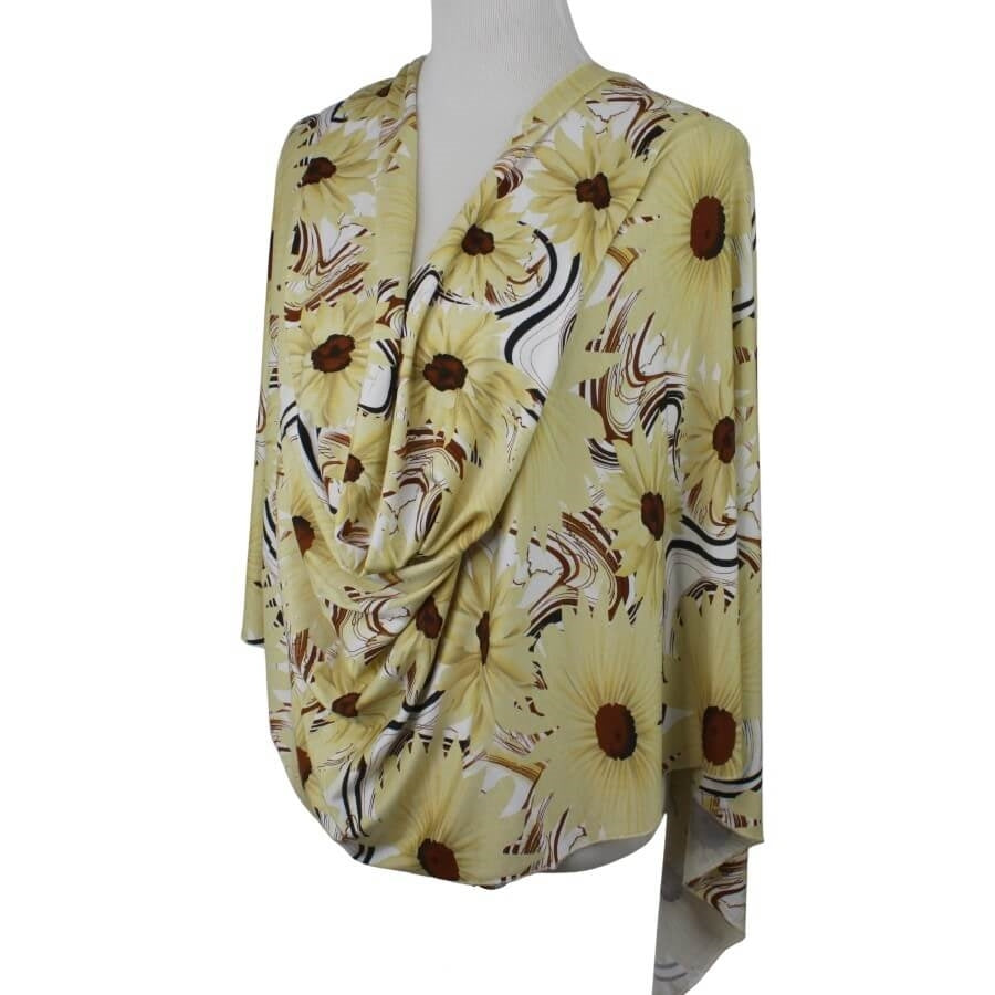 Sunflowers Meadow Patterned Jersey Hijab!
