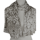 Earthy Tones Patterned Jersey Hijab