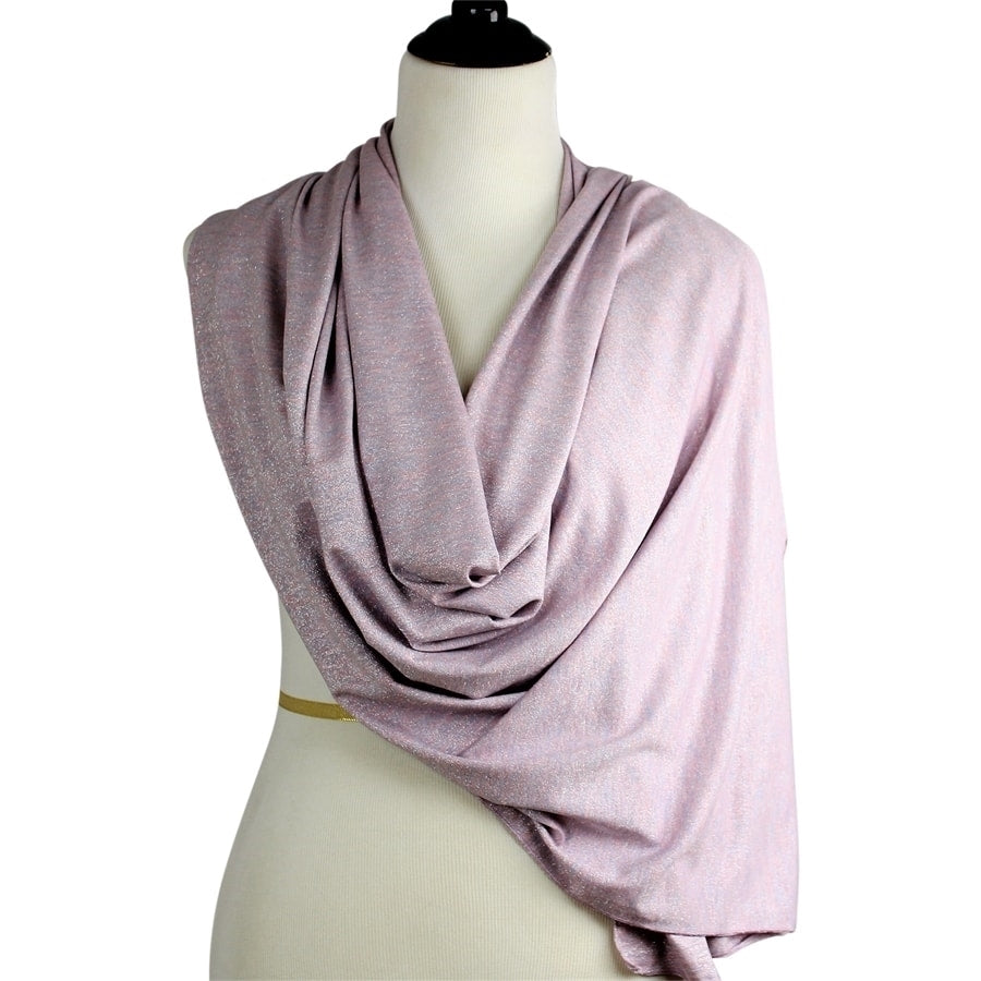 Baby Lavender Shimmer Jersey Wrap - - few inches larger