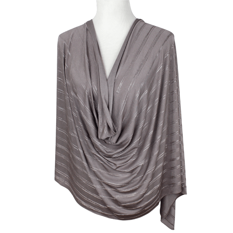 All in One Kuwaiti Hijab - Neutral Brown