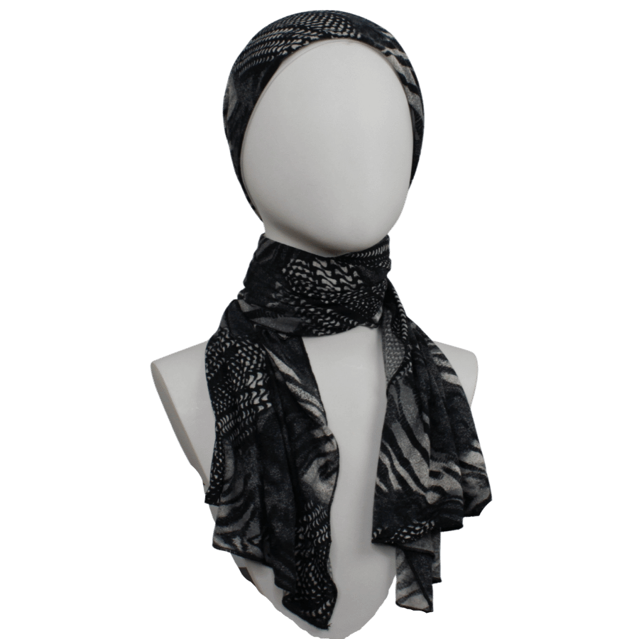 Elegance in Jersey! New Patterened Jersey Hijab!