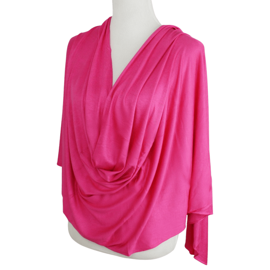 Kuwaiti Everyday Hot Pink Cotton Jersey Hijab