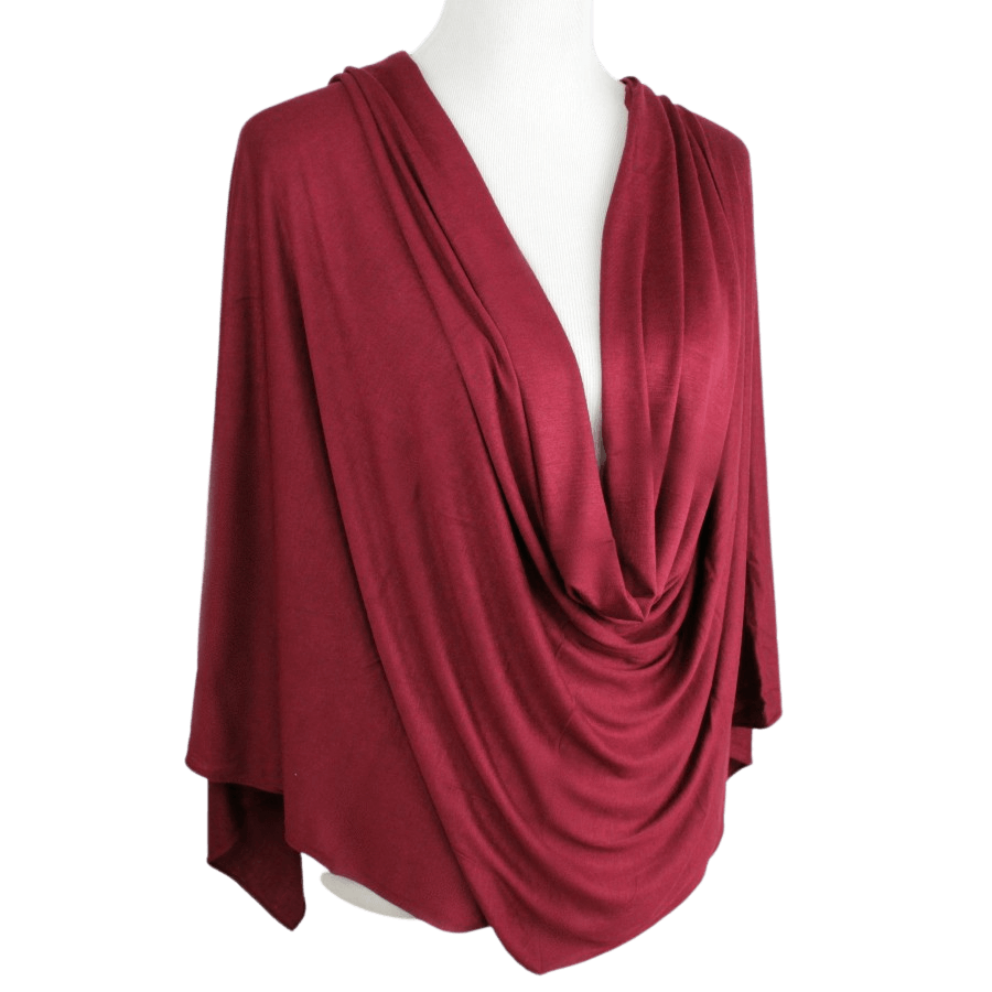 Kuwaiti Everyday Maroon Cotton Jersey Hijab