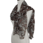 Paisley Brown Chiffon Hijab!