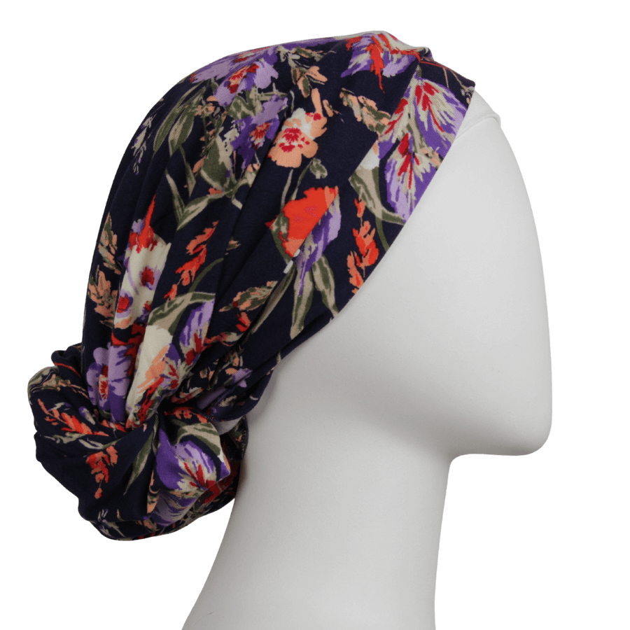 A Walk in the Meadow Floral Patterned Jersey Hijab  - NEW