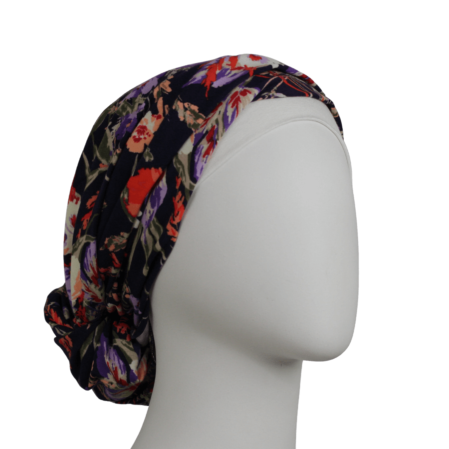 A Walk in the Meadow Floral Patterned Jersey Hijab  - NEW