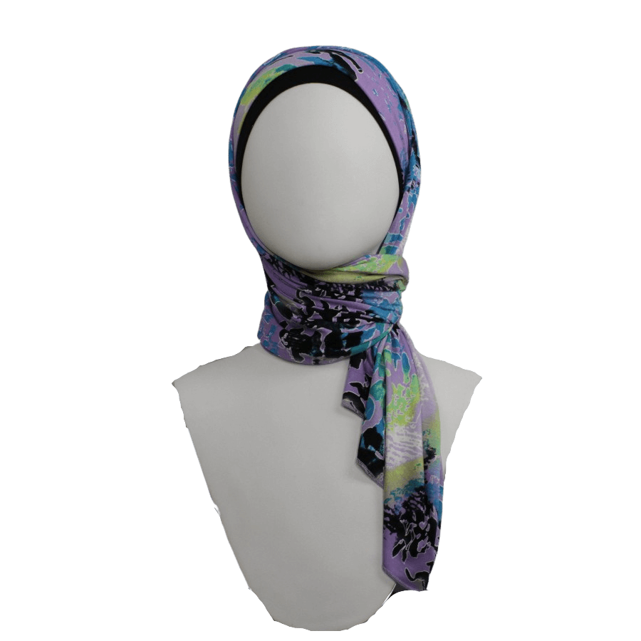 Fashionista Spirit Patterned Jersey Hijab!