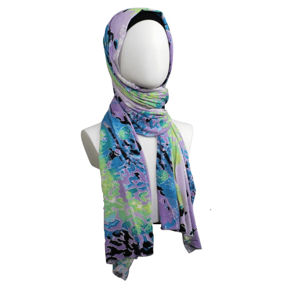 Fashionista Spirit Patterned Jersey Hijab!