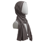 All in One Kuwaiti Hijab - Neutral Brown