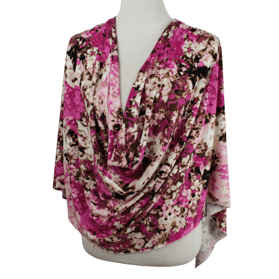 For the Love of Cherry Blossoms Patterned Jersey Hijab  - NEW