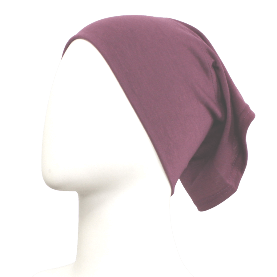 Plum Poly-Cotton Tube Undercap