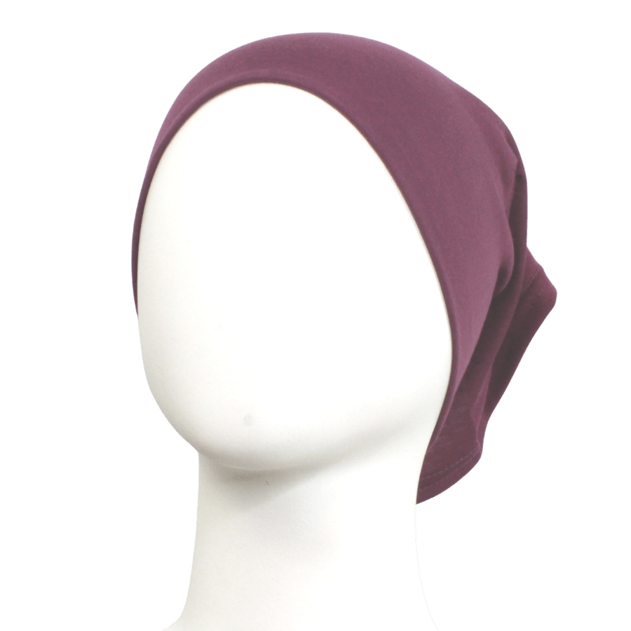 Plum Poly-Cotton Tube Undercap