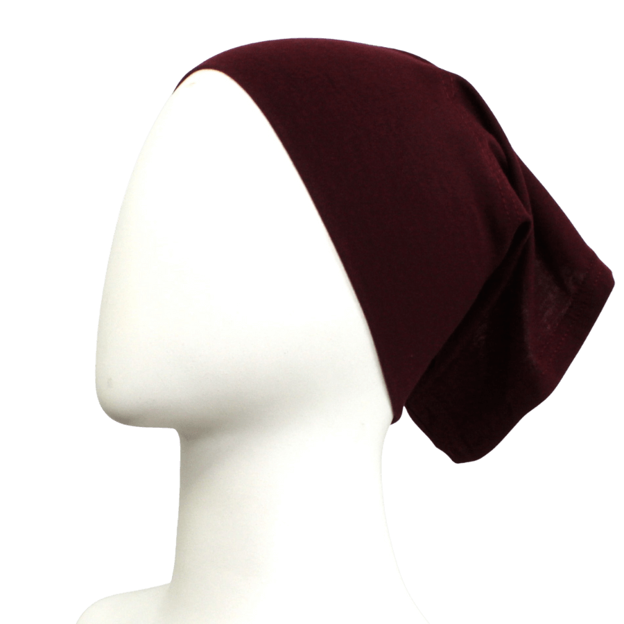 Maroon Poly-Cotton Tube Undercap