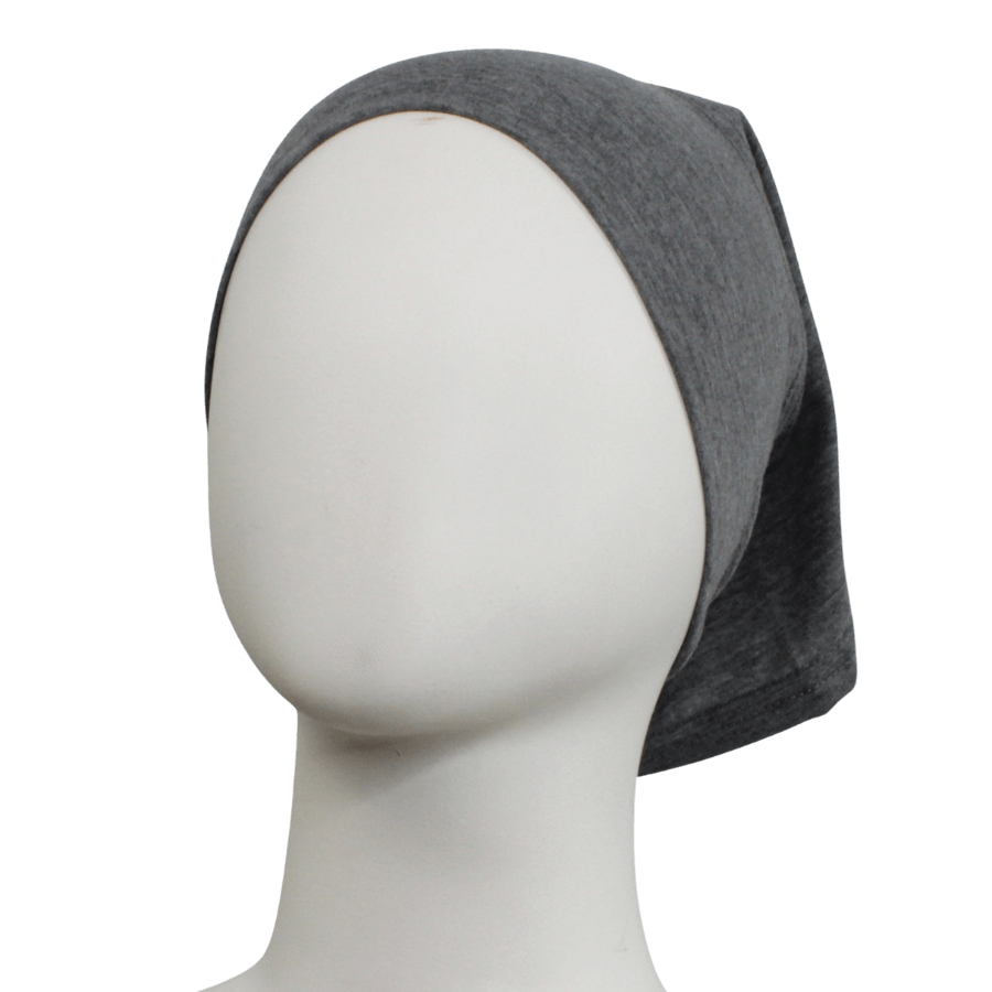 Dark Heather Grey Poly-Cotton Tube Undercap