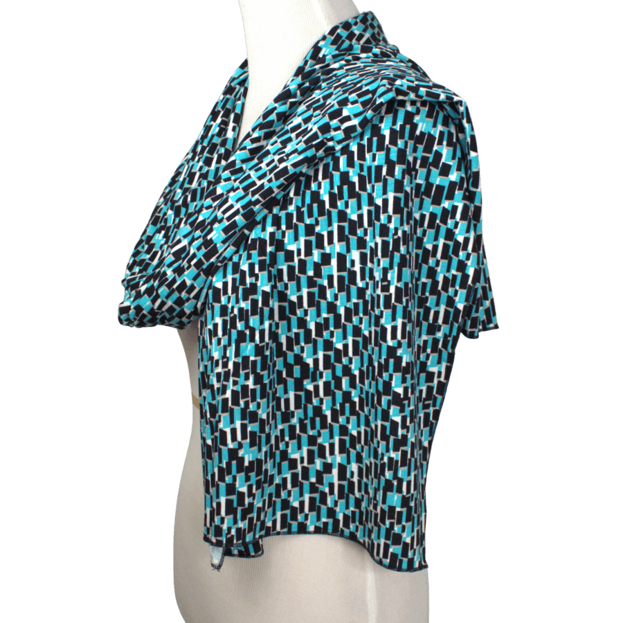 Geo Patterned Jersey Hijab - NEW
