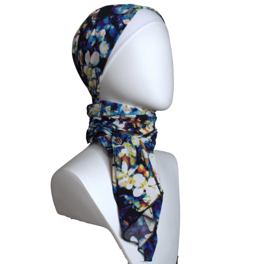 The "IT"  Patterned Jersey Hijab  - Soft & Cool "Zibde Feel" - NEW