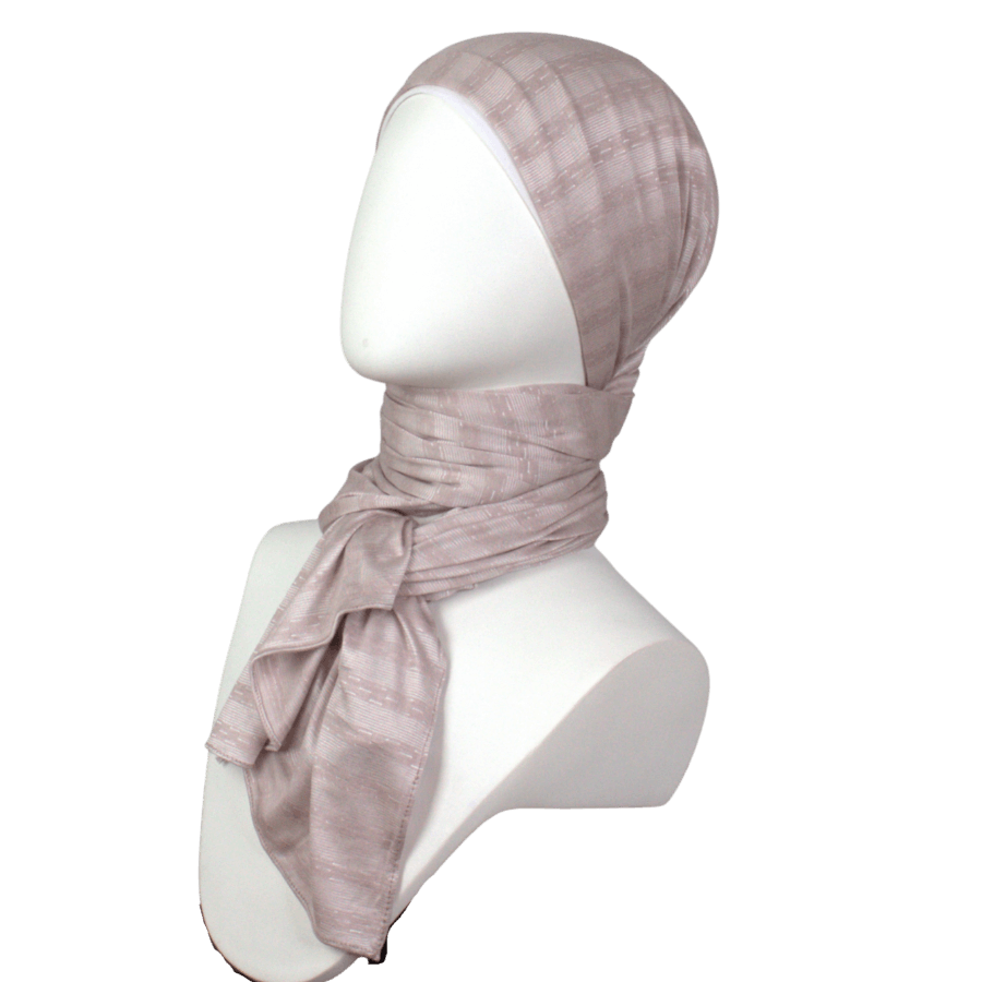 Not Your Regular Solid Kuwaiti Hijab - Light Neutral