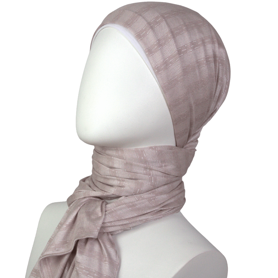 Not Your Regular Solid Kuwaiti Hijab - Light Neutral