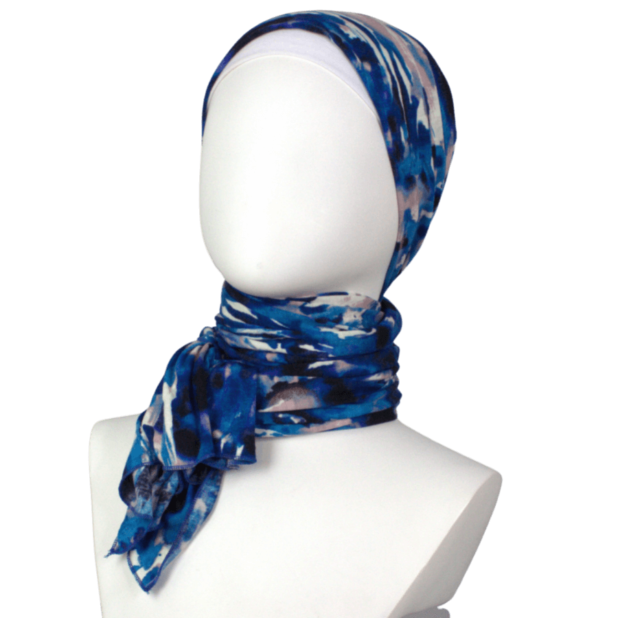 Your New BFF Patterned Jersey Hijab  - smaller width