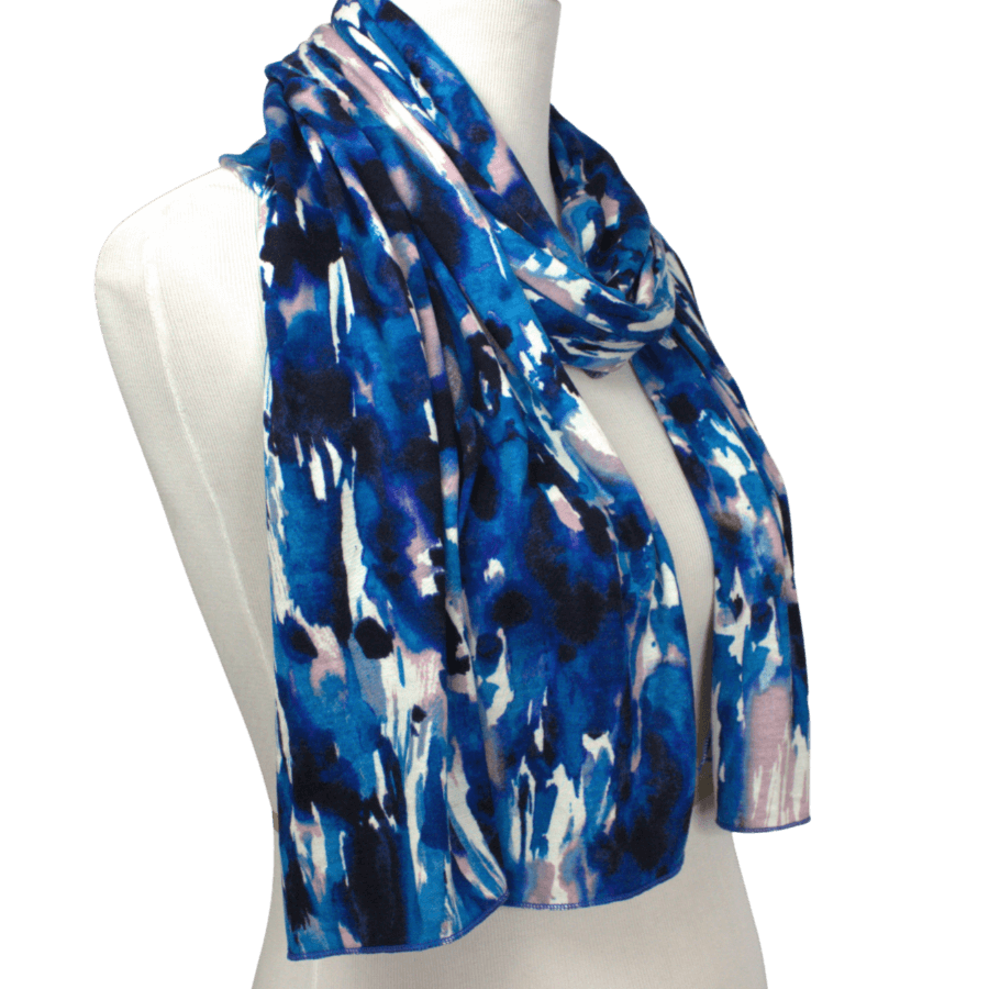 Your New BFF Patterned Jersey Hijab  - smaller width