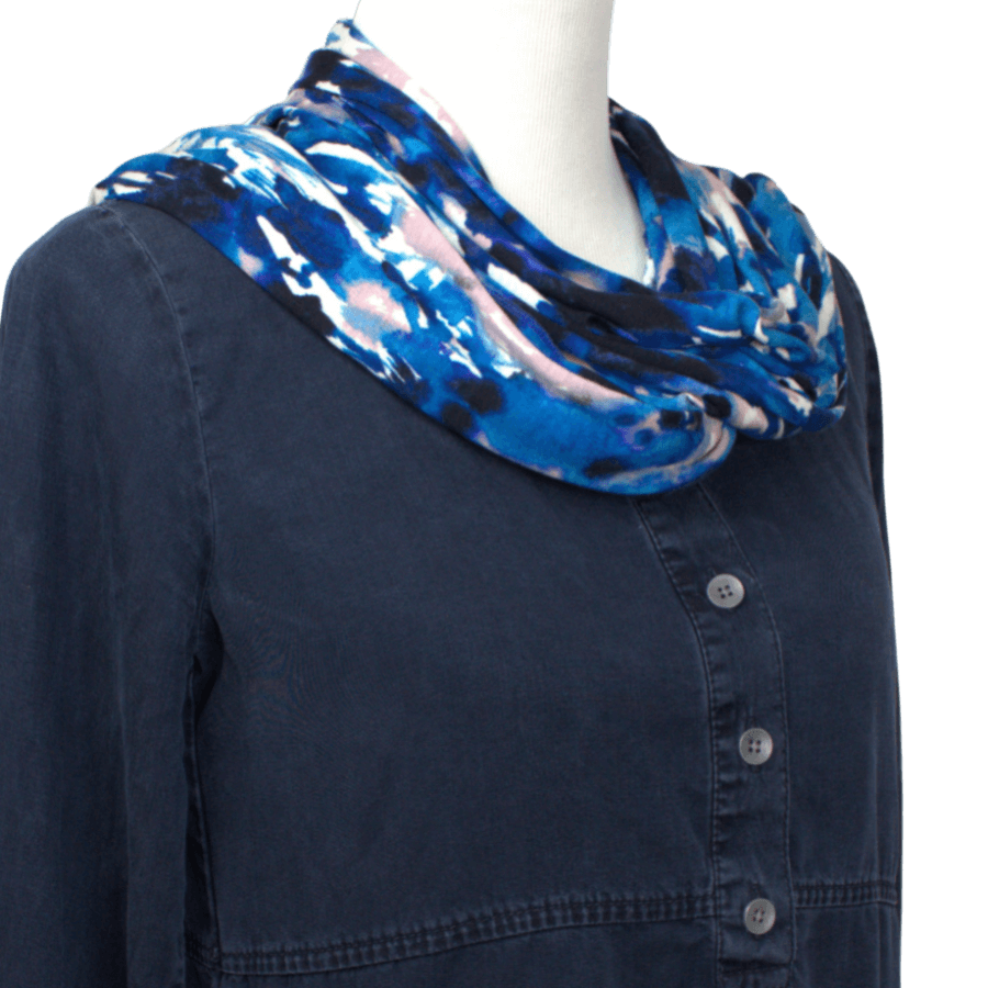 Your New BFF Patterned Jersey Hijab  - smaller width