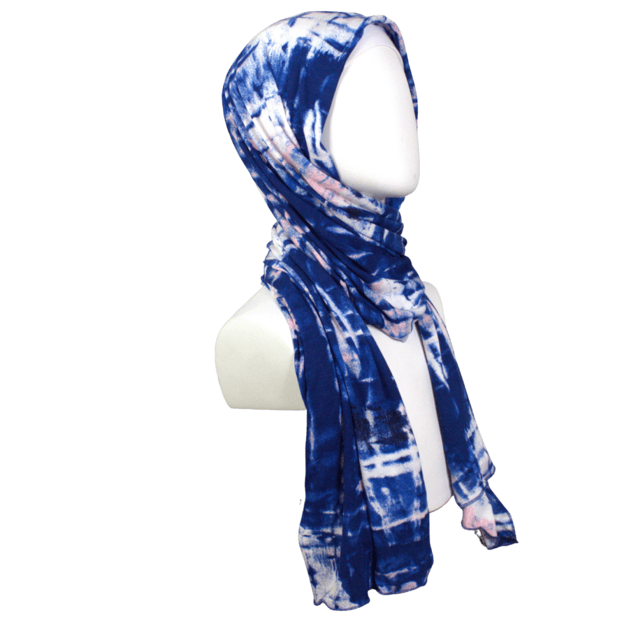 A Breath of Fresh Air Patterned Jersey Hijab - NEW PRINT