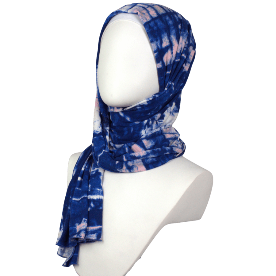 A Breath of Fresh Air Patterned Jersey Hijab - NEW PRINT