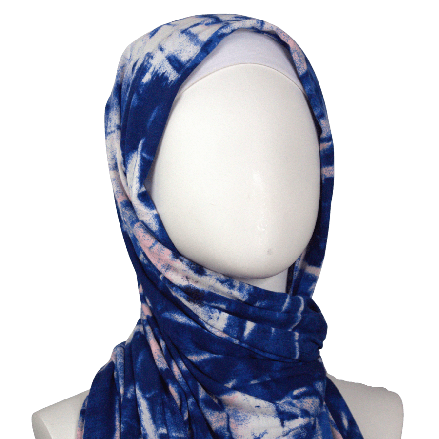 A Breath of Fresh Air Patterned Jersey Hijab - NEW PRINT