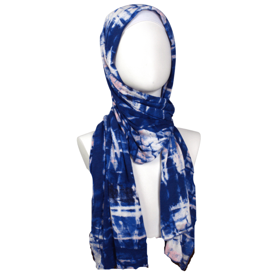 A Breath of Fresh Air Patterned Jersey Hijab - NEW PRINT