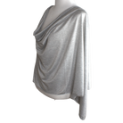 Light Grey Shimmer Jersey Wrap - regular size