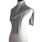 Light Grey Shimmer Jersey Wrap - regular size