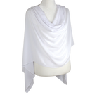 Premium quality white chiffon hijab scarf | Not transparent white chiffon hijab | Lina Zibdeh