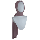 High-end Mauve chiffon hijab scarf | Maxi dusty mauve chiffon hijab | Lina Zibdeh