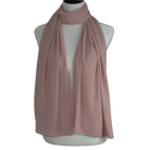 High-end Salmon chiffon hijab scarf | Maxi somo chiffon hijab | Lina Zibdeh