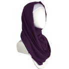 High Quality Purple Chiffon Hijab Maxi Size | Lina Zibdeh