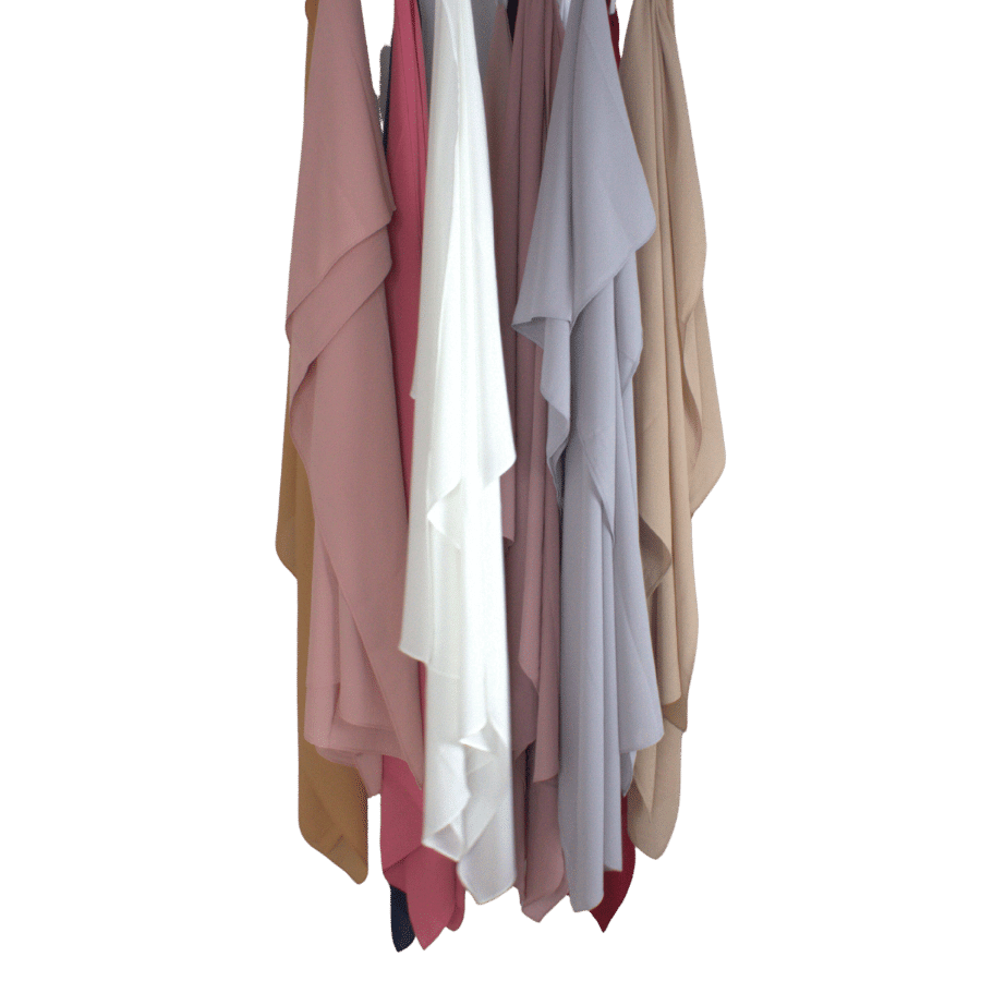 High-end chiffon hijab scarf | Maxi chiffon hijab | Lina Zibdeh