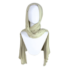 Bamboo Jersey Hijab LemonGrass  - Maxi (But Not Bulky!)