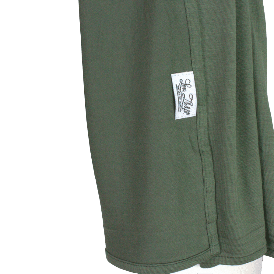 Bamboo Jersey Olive Green  - Maxi (But Not Bulky!)
