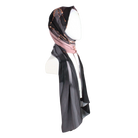 Marble Maxi Hijab Scarf for special events | Black Mauve Hijab | Lina Zibdeh