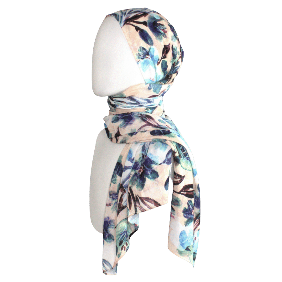 High-end hijab scarf for your elegant occasions - Maxi size | Lina Zibdeh