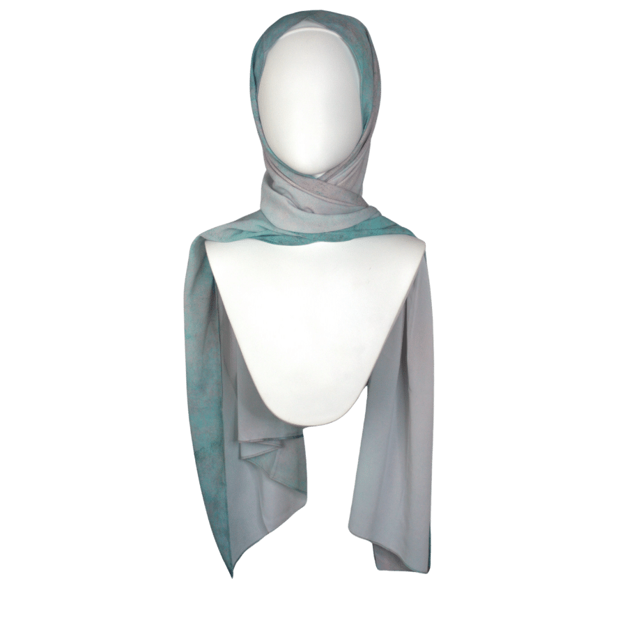 High-end hijab for your elegant occasions | Maxi Teal Rose 