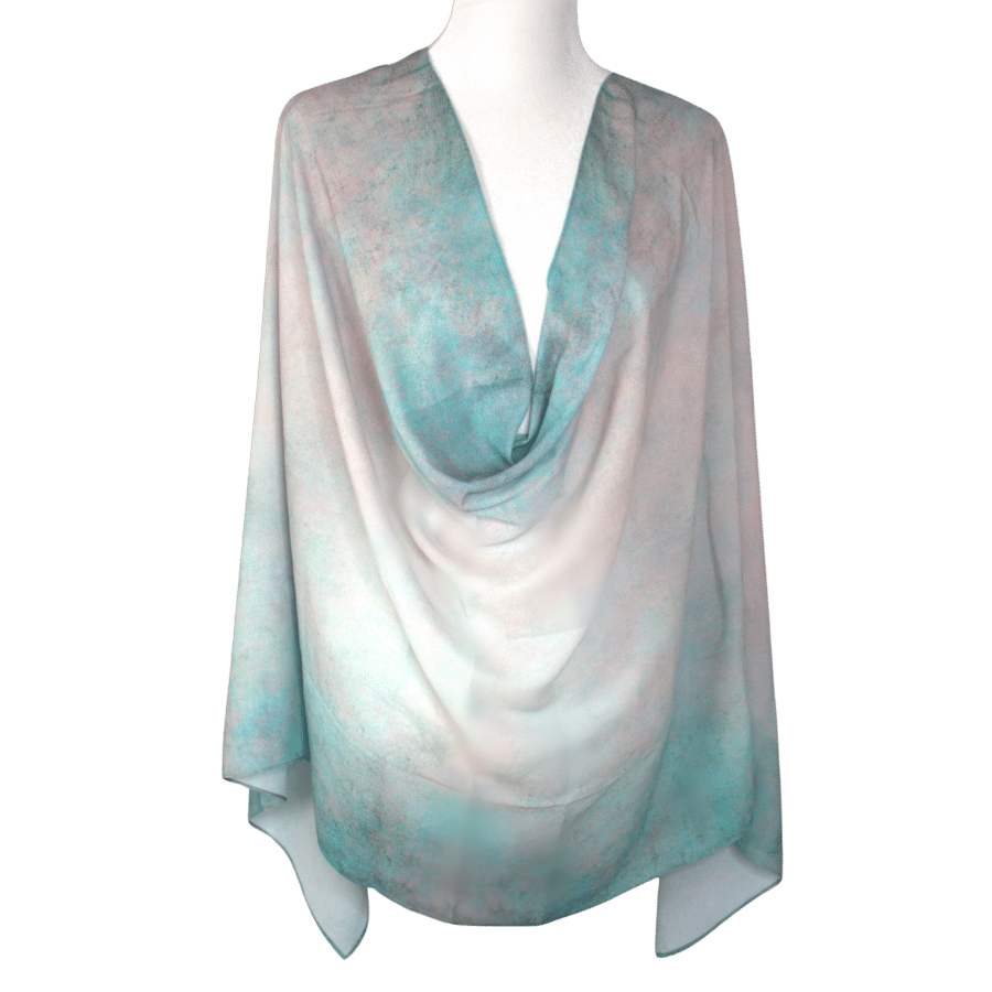 High-end hijab for your elegant occasions | Maxi Teal Rose 