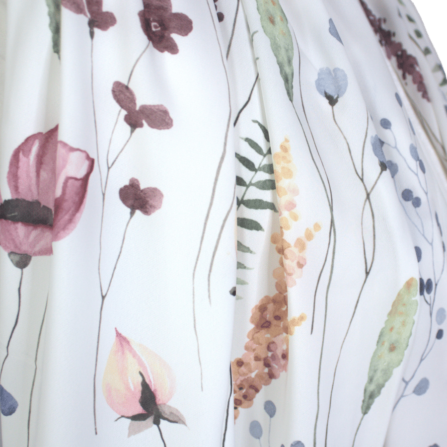 A Floral Meadow Premium Soft Crepe Chiffon Hijab -NEW